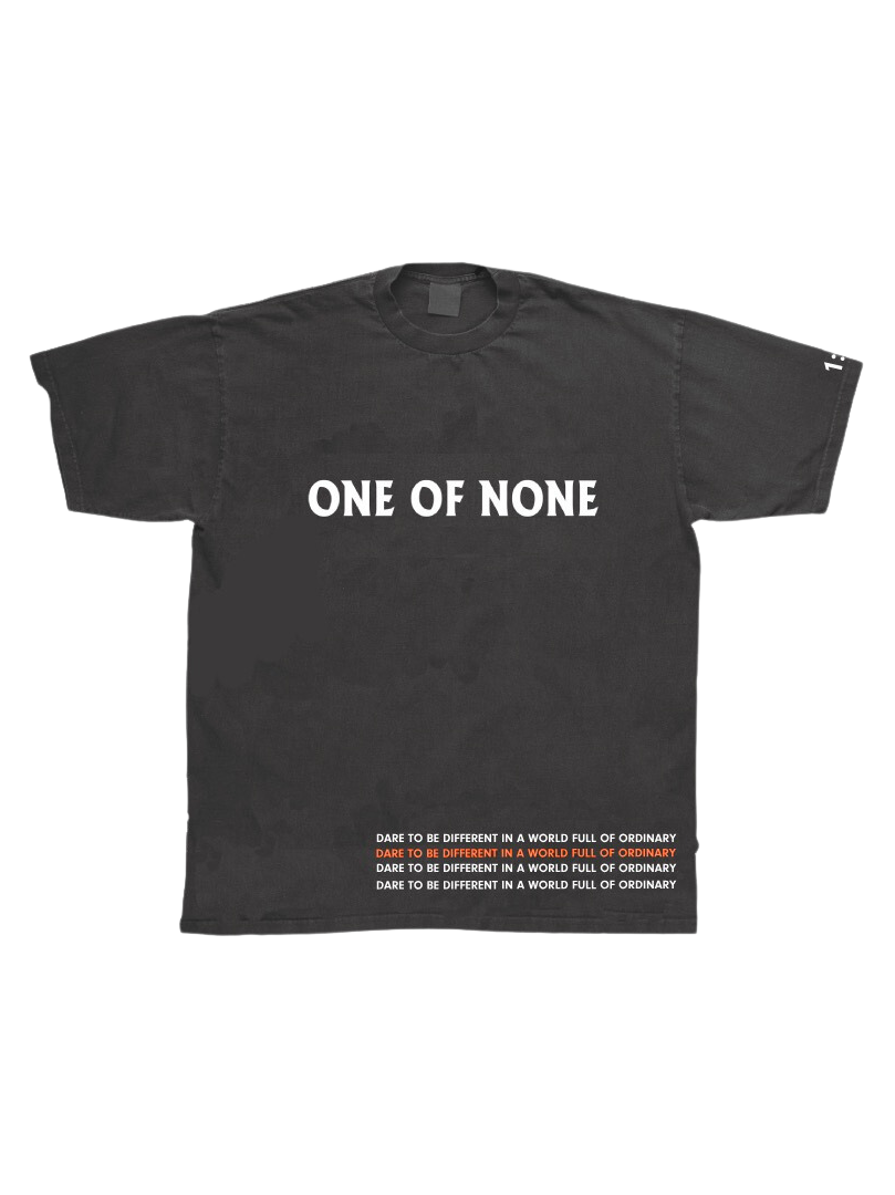 Grey "1:0" Distressed Shirt